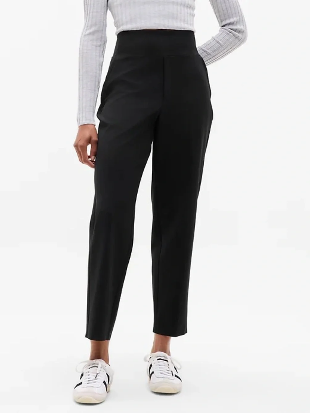 Athleta $109 Endless High Rise Pant Black Stretch Ankle Size 14 *195